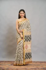 Liva Cotton Bagru Printed Saree